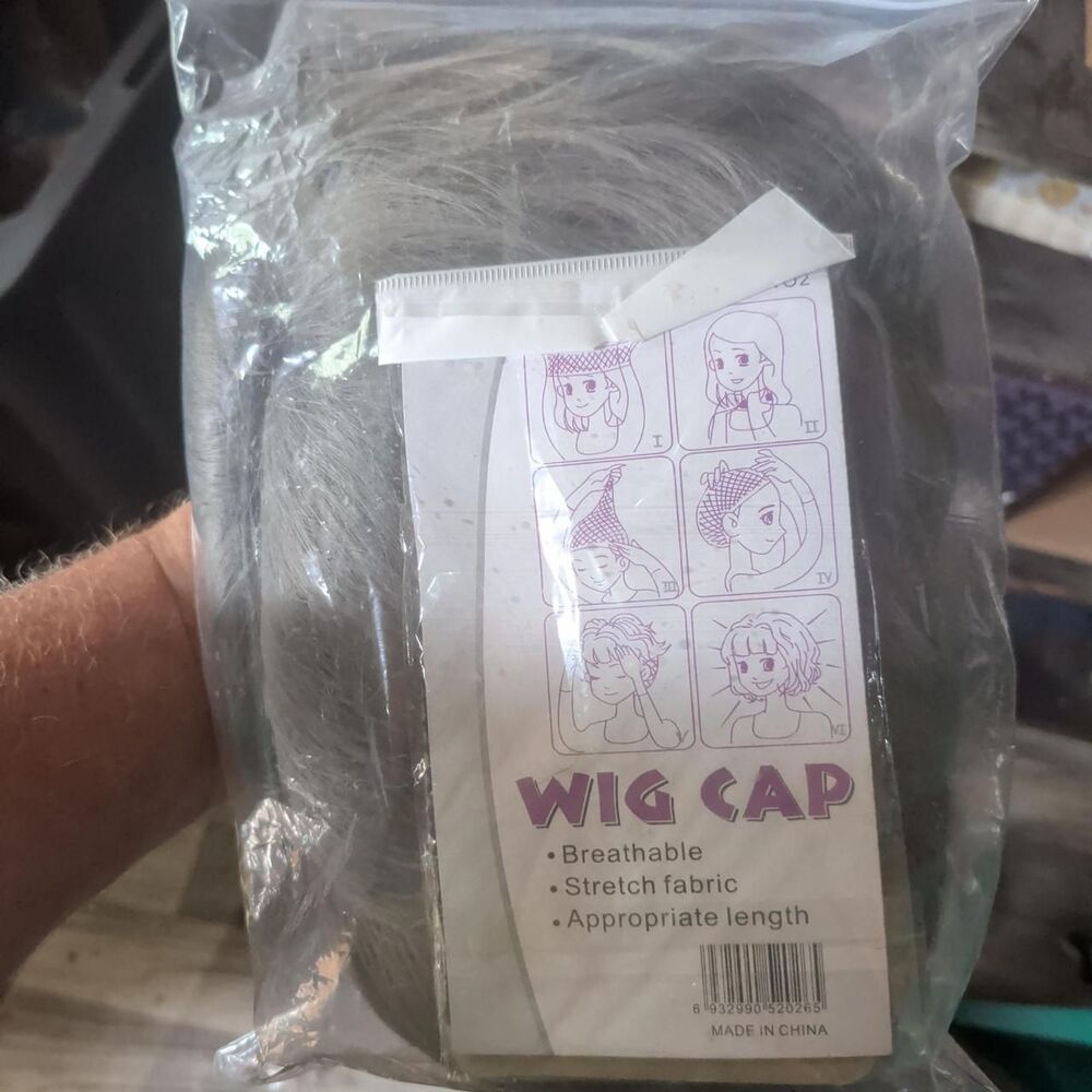 Women's Grey and Black Hair-accessories